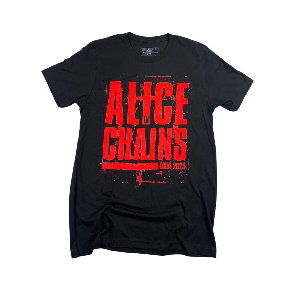 Alice In Chains 2023 Tour T-Shirt Men's MEDIUM NWOT
